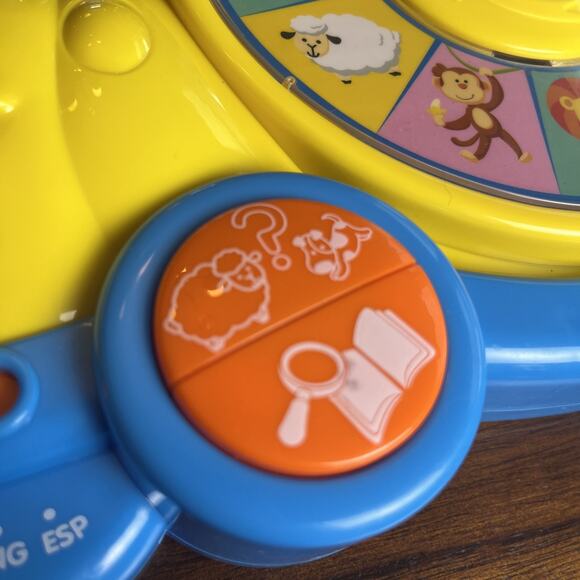 Happkid Preschool Spinning Learning School Bus English/Spanish Animal Sound Lit - Picture 9 of 10